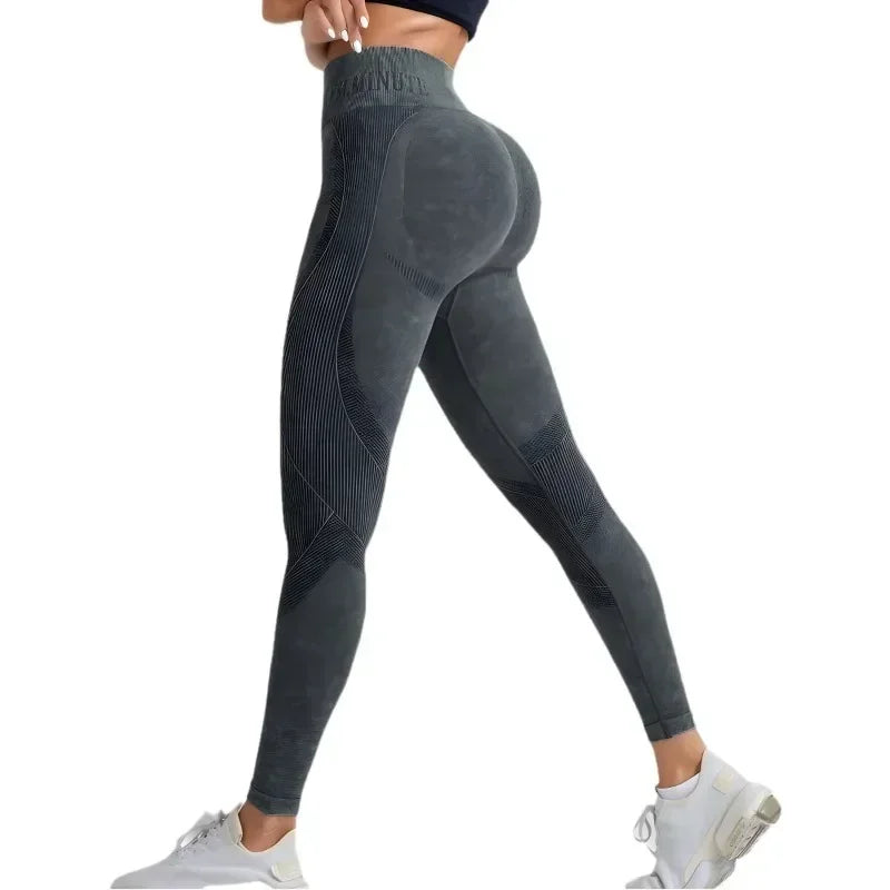 Legginsy bezszwowe push-up z wysokim stanem - wszystkie kolory